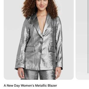 A New Day metallic blazer